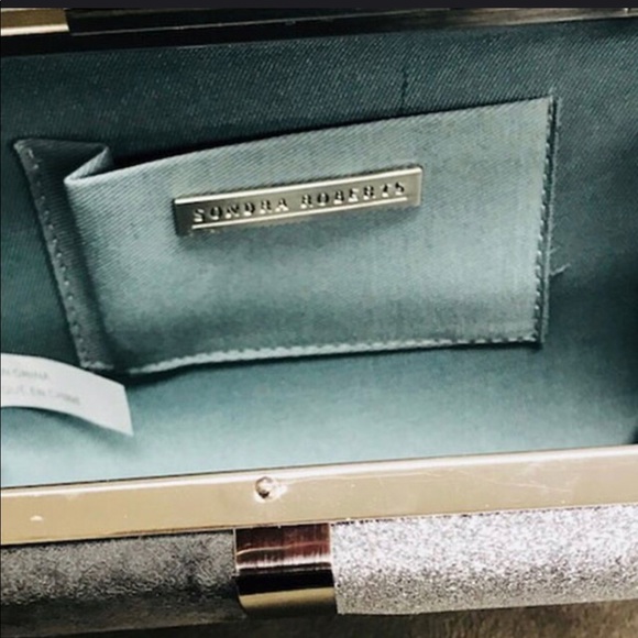 SR Gray/Silver Metallic Box Clutch,NWT - Picture 5 of 5
